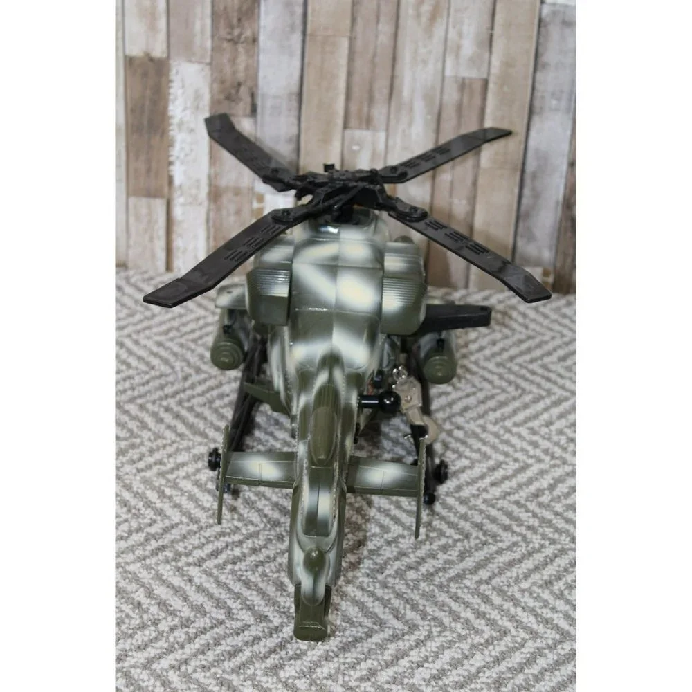 2001 GI Joe US Army Helicopter 2HQ-12w/Power Winch - Works! - Picture 4 of 13